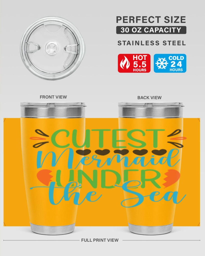 Cutest Mermaid Under The Sea 109#- mermaid- Tumbler