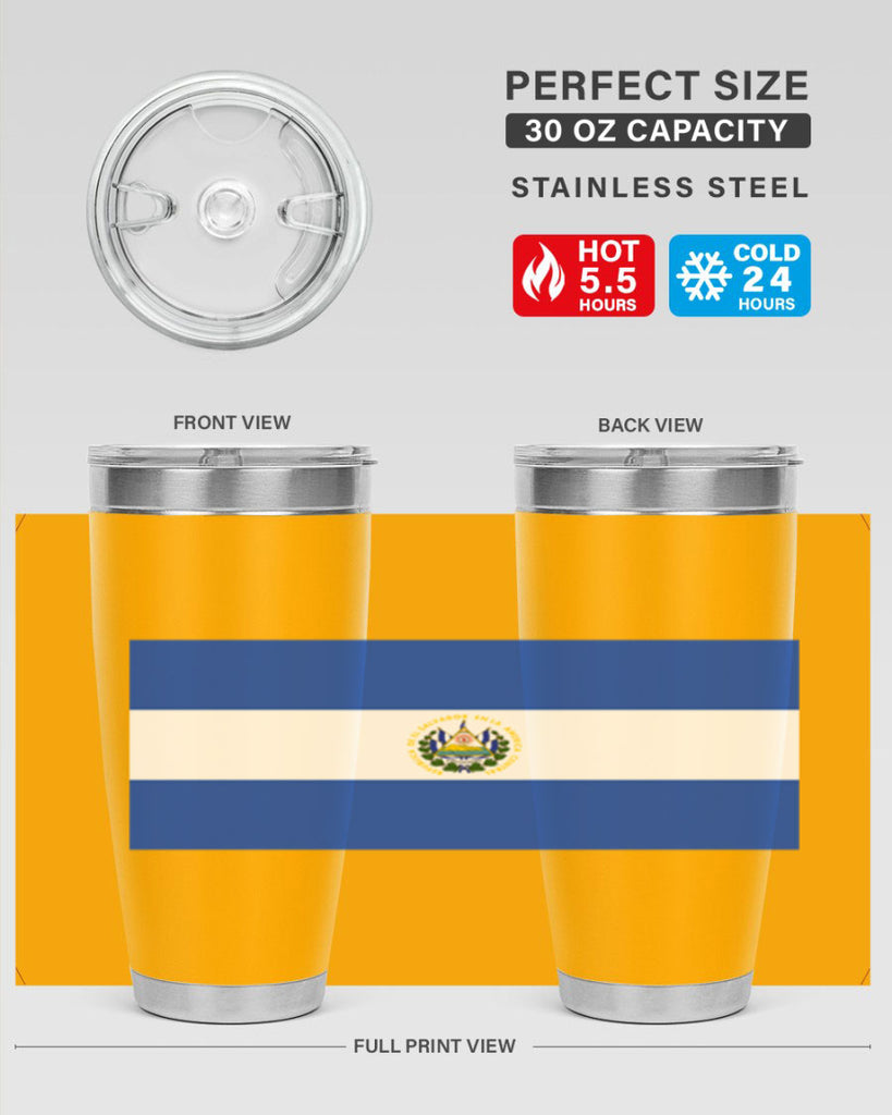 El Salvador 145#- world flags- Tumbler