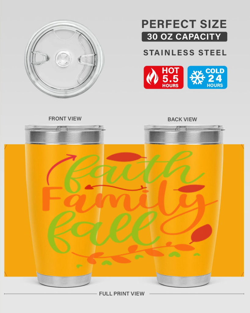 Faith Family Fall 82#- fall- Tumbler