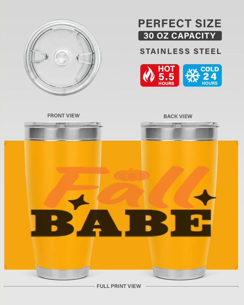 Fall Babe 89#- fall- Tumbler