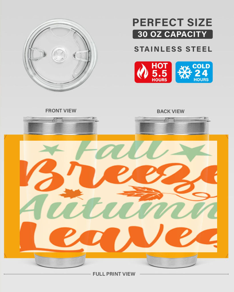 FallBreezeAutumnLeaves 147#- fall- Tumbler