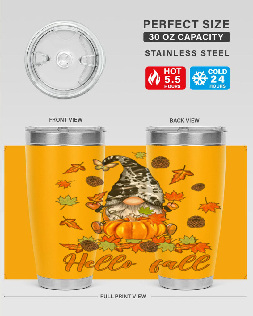 FallGnomeHelloAutumn 150#- fall- Tumbler
