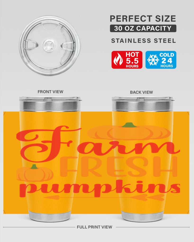 FarmFreshPumpkins 177#- fall- Tumbler