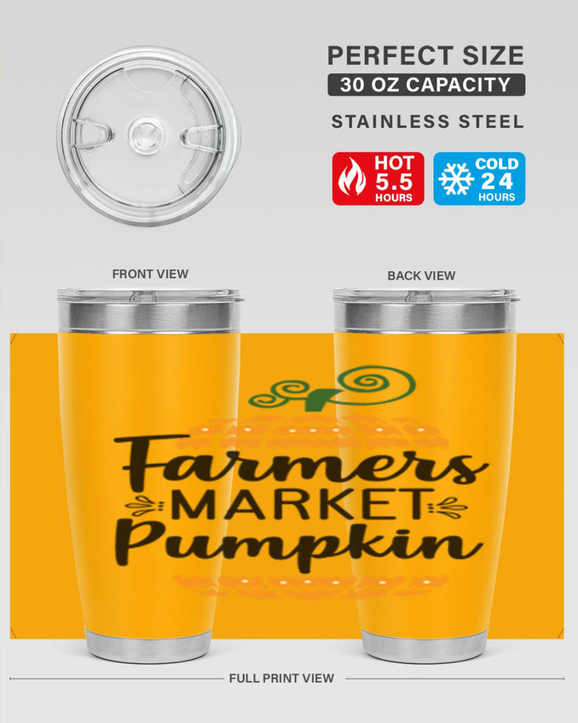 Farmersmarketpumpkin 179#- fall- Tumbler
