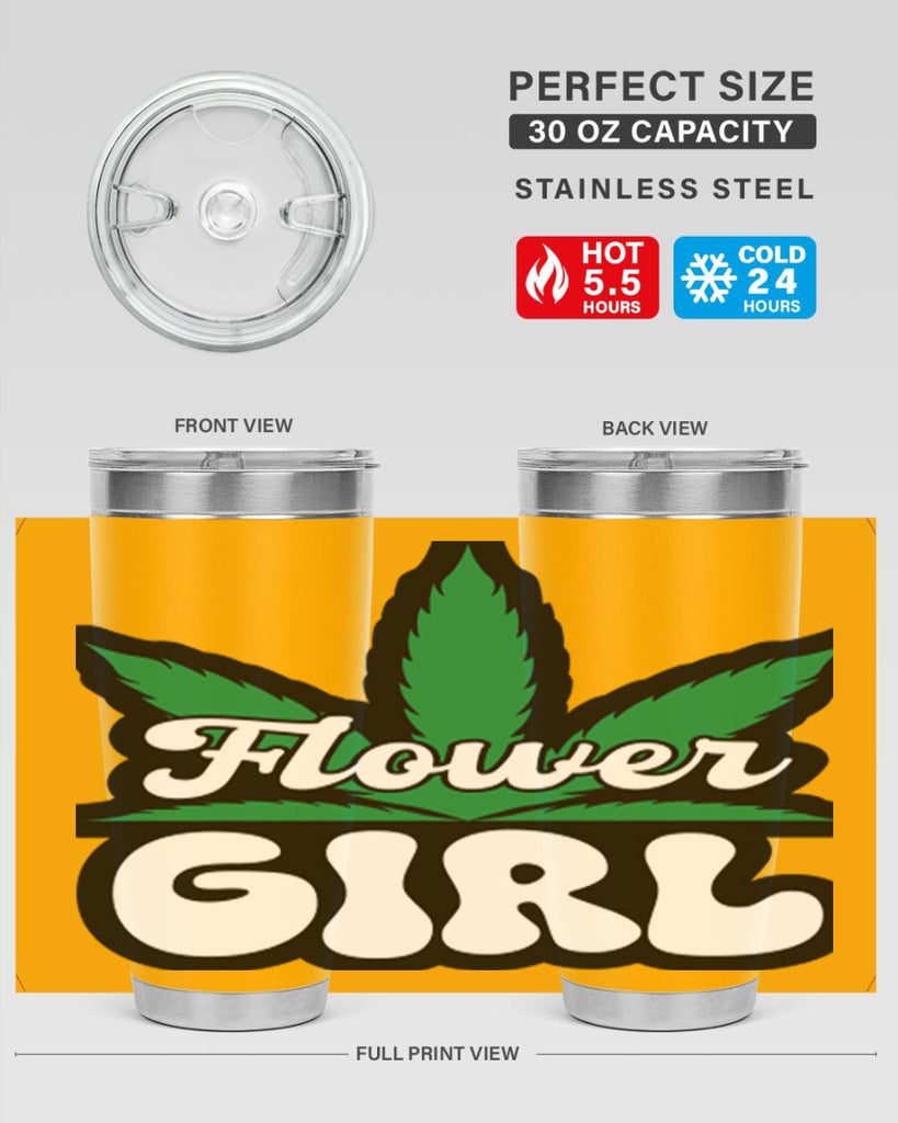 Flower girl 85#- marijuana- Tumbler