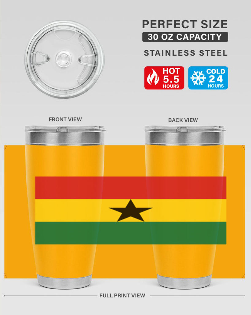 Ghana 132#- world flags- Tumbler