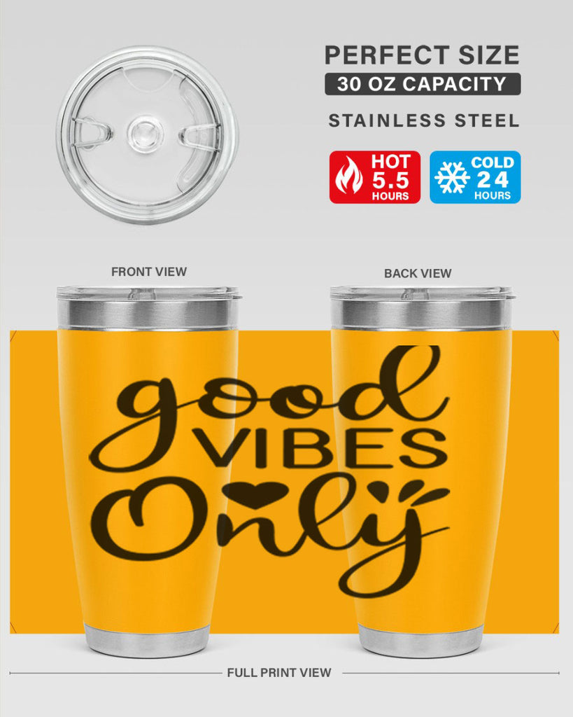 Good vibes only design 202#- mermaid- Tumbler