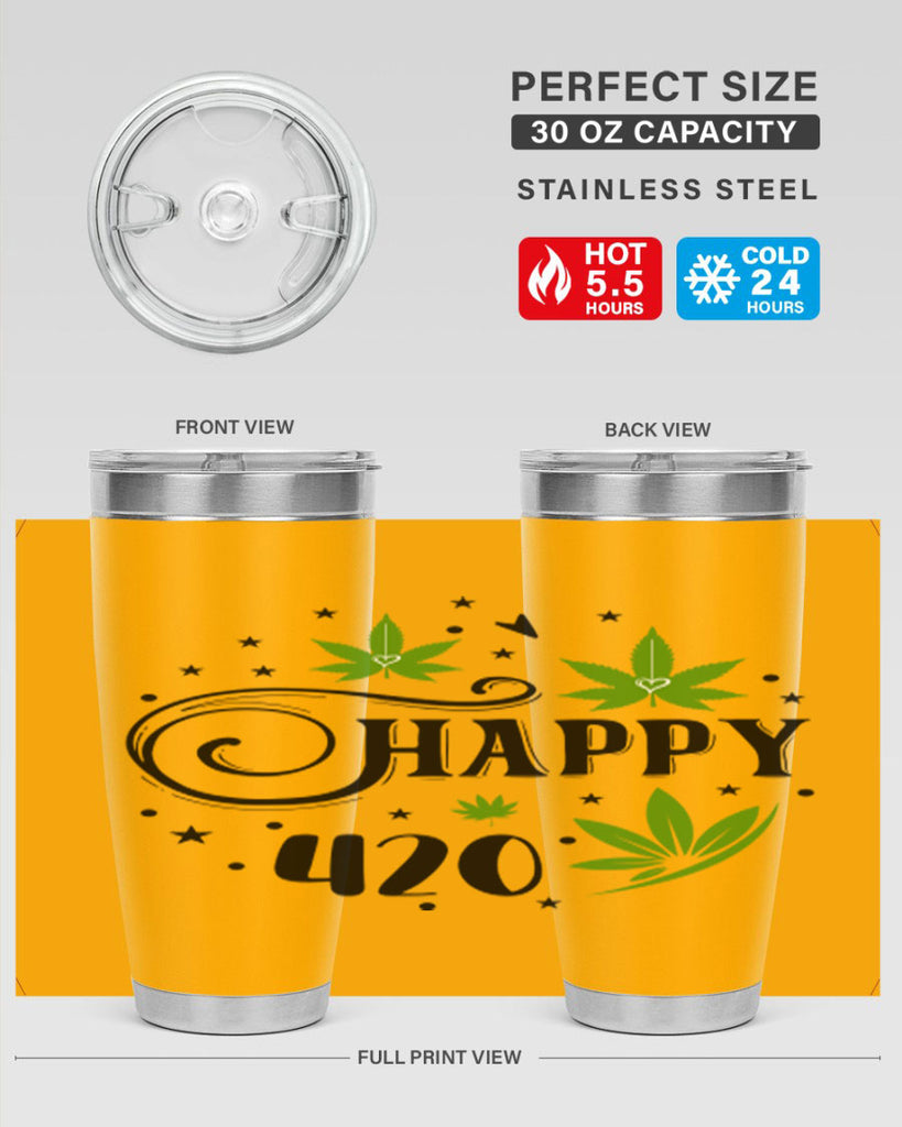 Happy 420 101#- marijuana- Tumbler