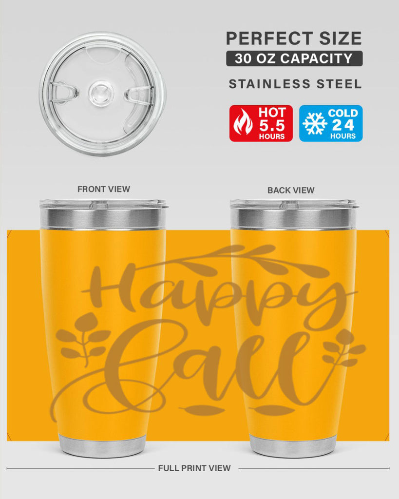 Happy Fall 236#- fall- Tumbler