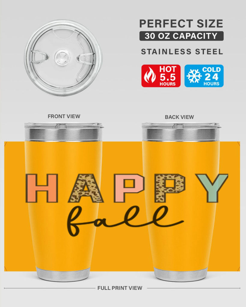 Happy fall 221#- fall- Tumbler