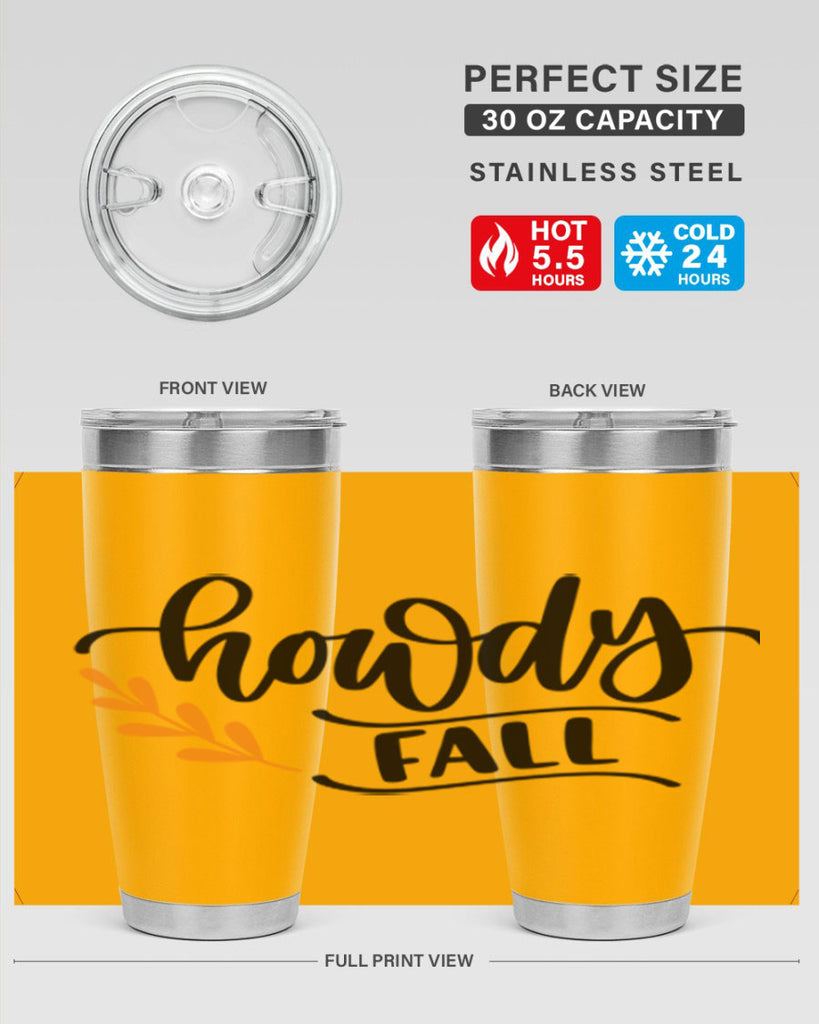 Howdy Fall 496#- fall- Tumbler