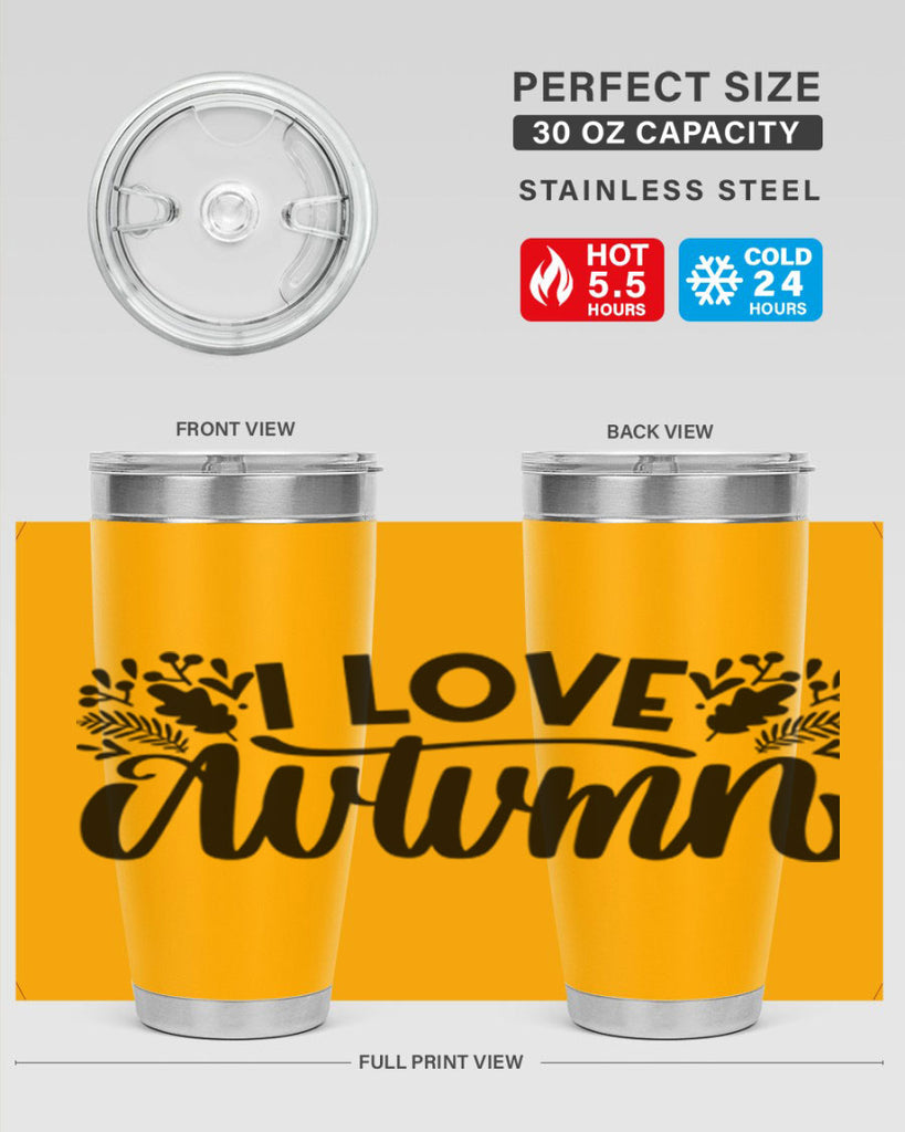 I Love Autumn 497#- fall- Tumbler
