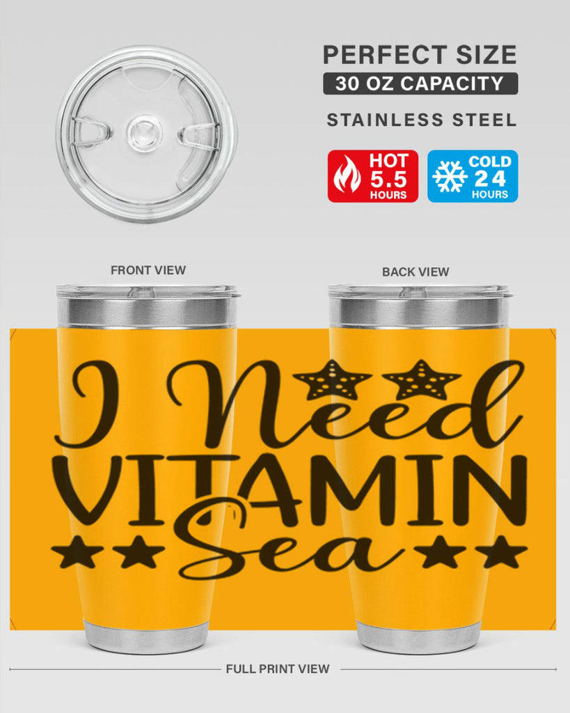 I Need Vitamin Sea 232#- mermaid- Tumbler