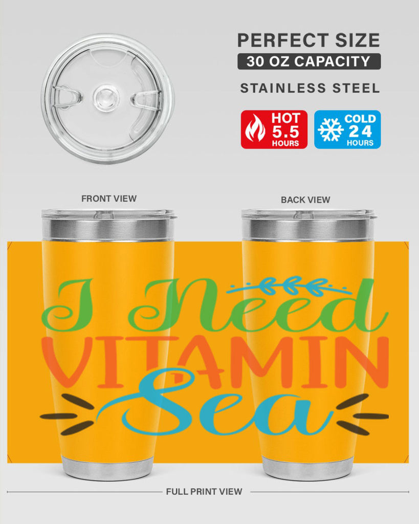 I Need Vitamin Sea 233#- mermaid- Tumbler