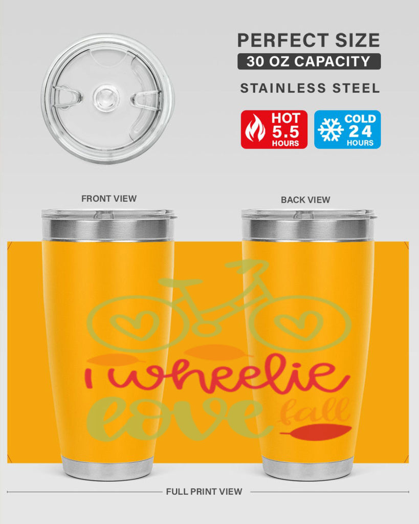 I Wheelie Love Fall 342#- fall- Tumbler
