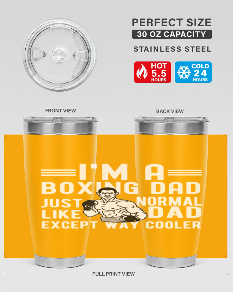 Im A Boxing Dad 3#- dad- Tumbler