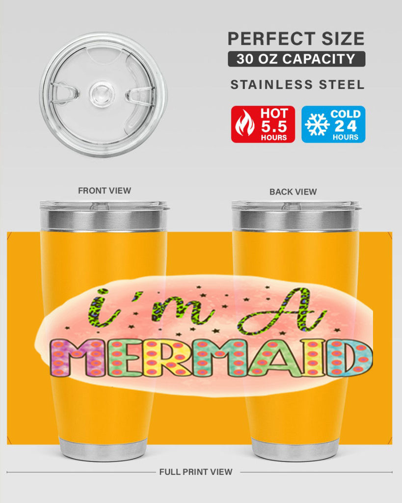 Im A Mermaid 255#- mermaid- Tumbler