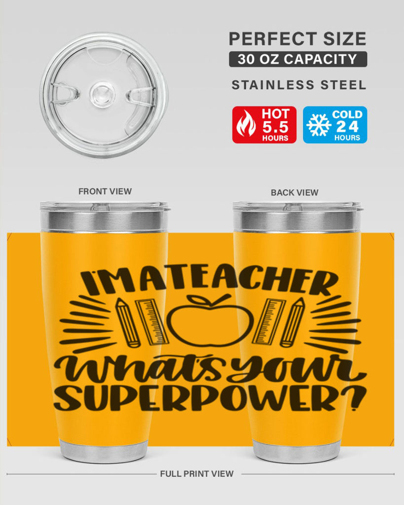Im A Teacher Whats Your Style 72#- teacher- tumbler