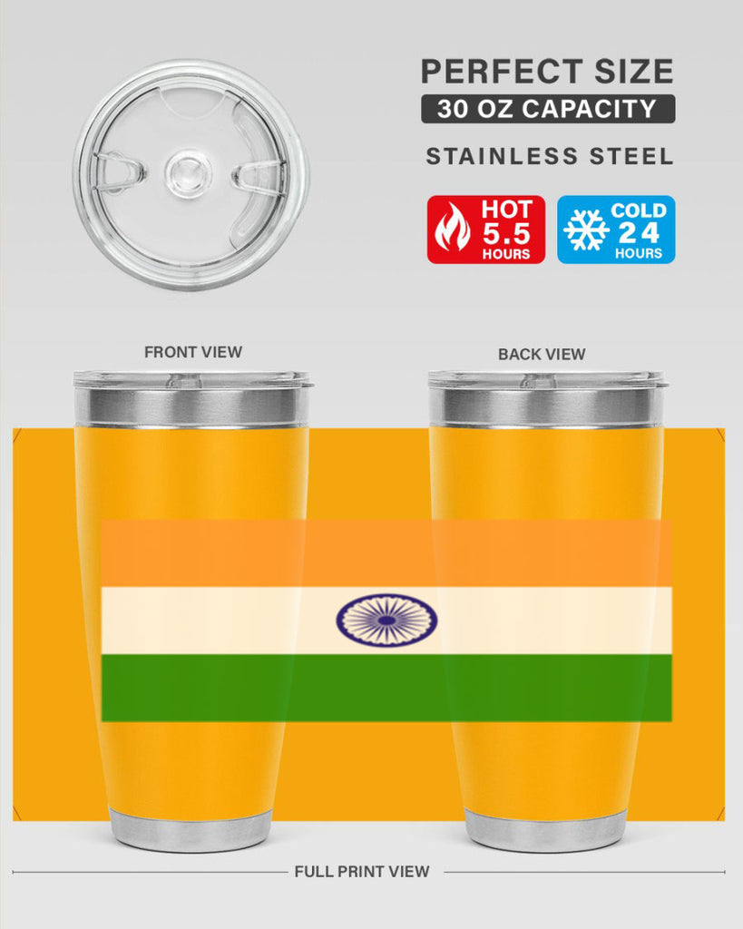 India 121#- world flags- Tumbler