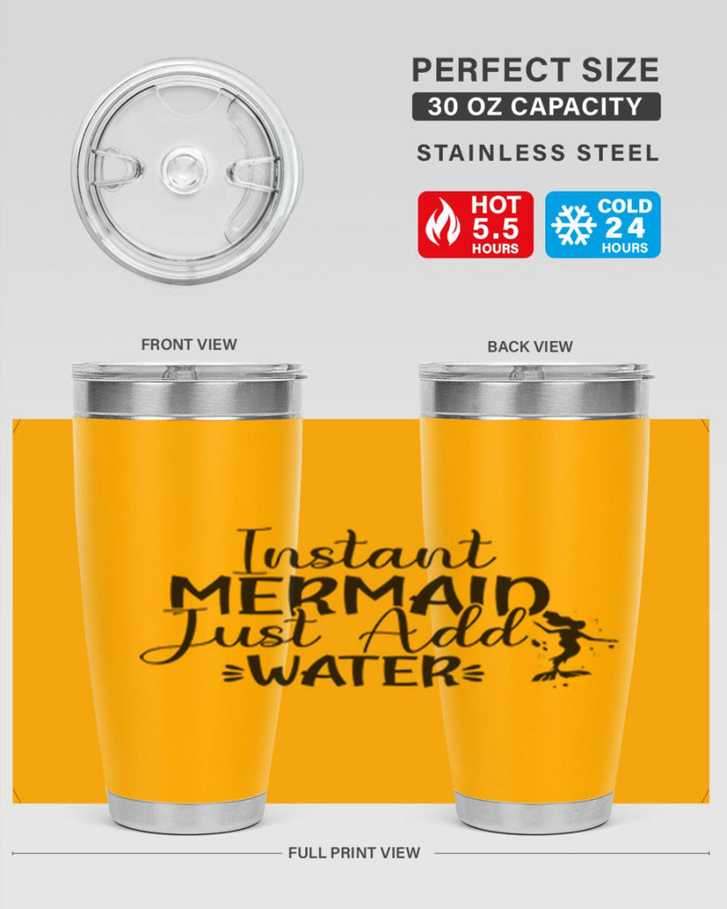 Instant Mermaid Just Add Water 269#- mermaid- Tumbler