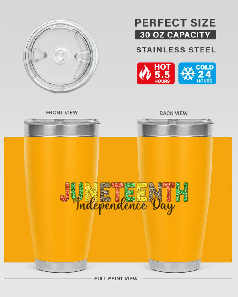 Juneteenth Independence Day 37#- Juneteenth- tumbler