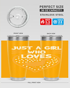 Just A Girl Who Loves Duck Style 34#- duck- Tumbler