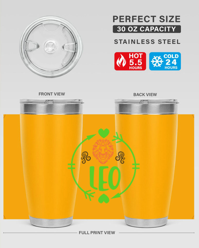 Leo 283#- zodiac- Tumbler