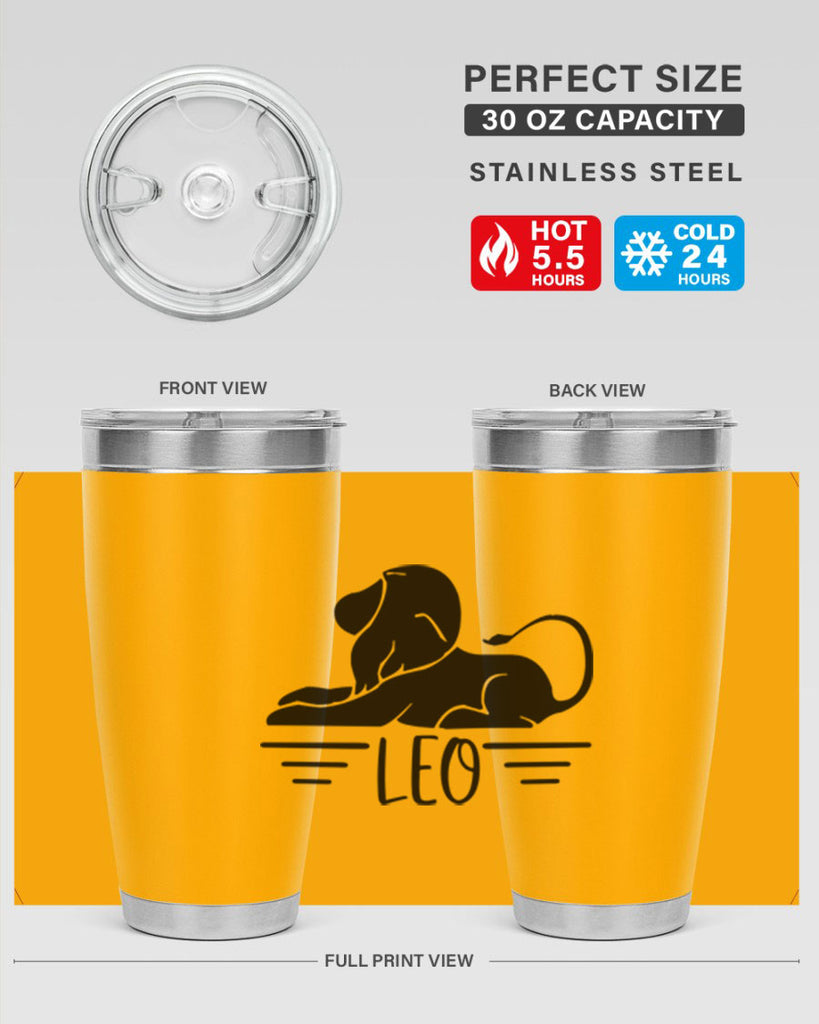 Leo 288#- zodiac- Tumbler