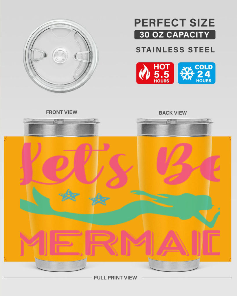 Lets Be Mermaid Design 293#- mermaid- Tumbler