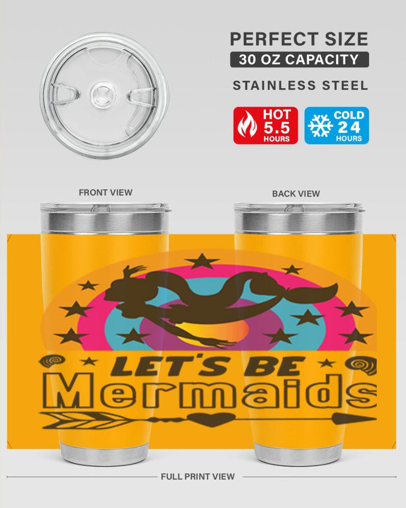 Lets be mermaids 300#- mermaid- Tumbler