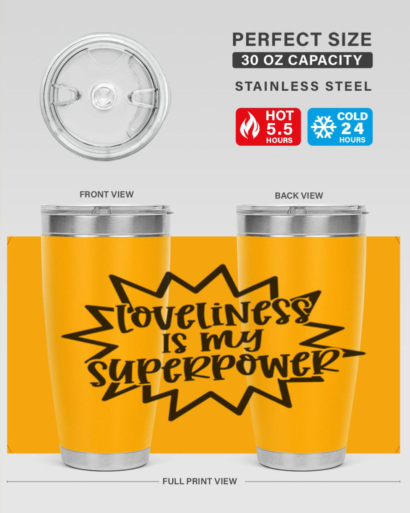 Loveliness Is My Superpower Style 53#- baby- tumbler