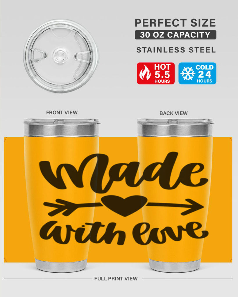 Made With Love Style 52#- baby- tumbler