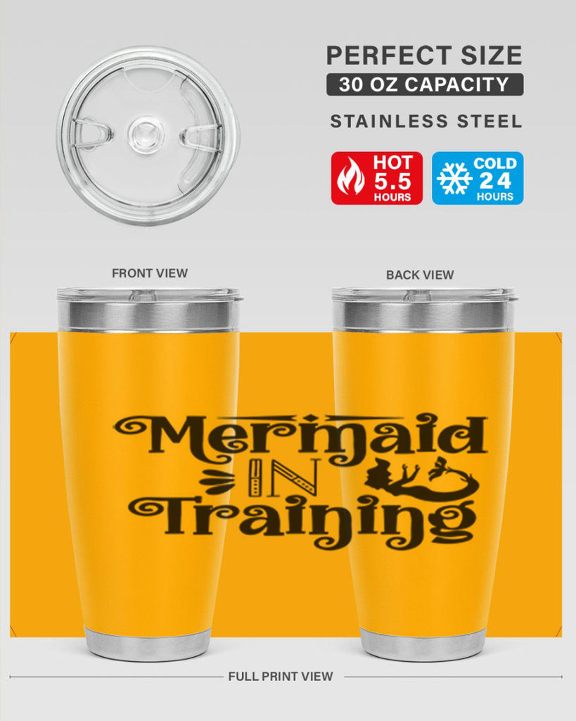 Mermaid In Training 364#- mermaid- Tumbler