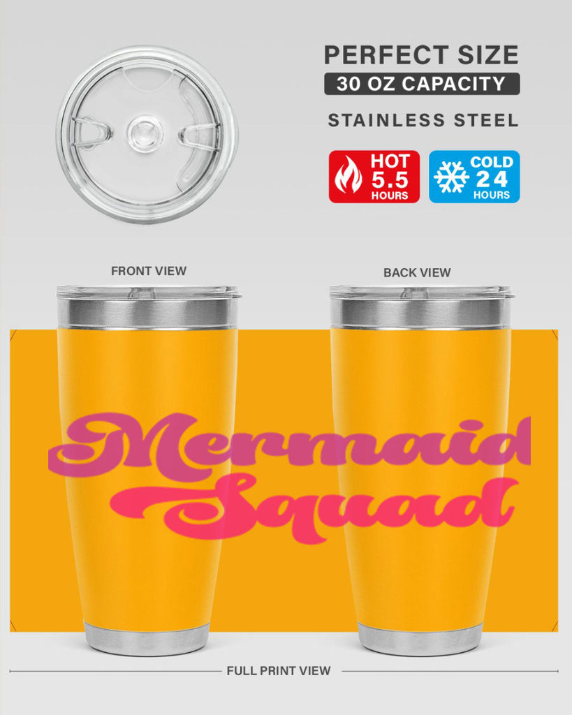 Mermaid Squad 384#- mermaid- Tumbler