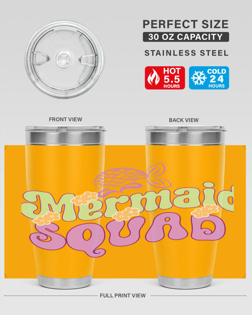 Mermaid Squad 445#- mermaid- Tumbler