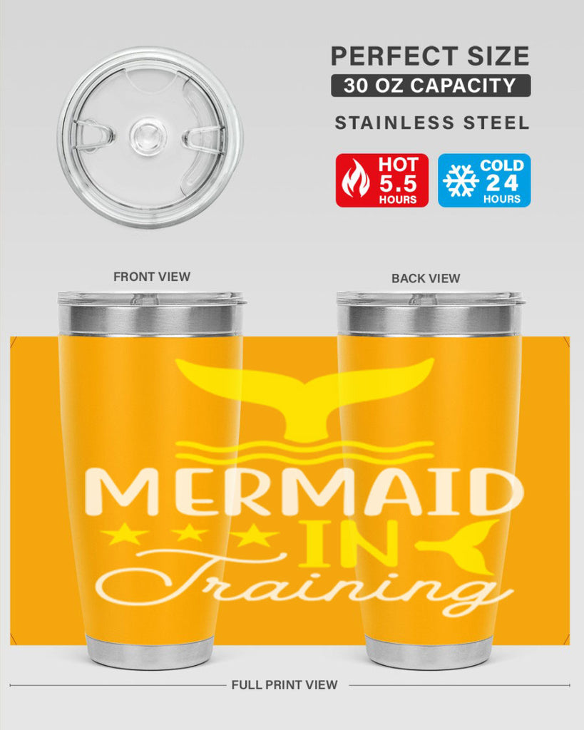 Mermaid in Training 361#- mermaid- Tumbler