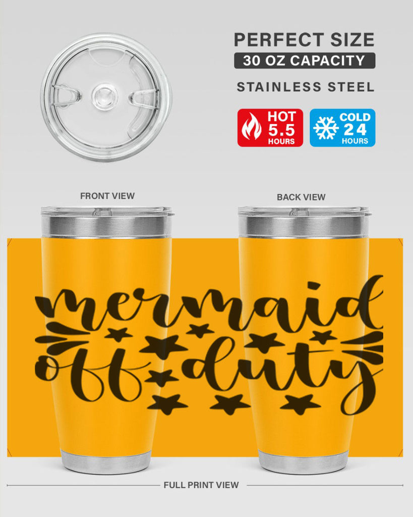 Mermaid off duty 436#- mermaid- Tumbler