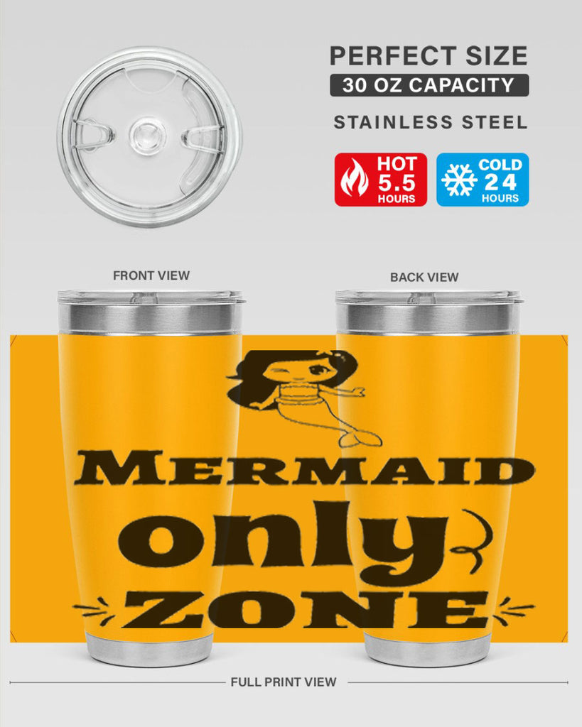 Mermaid only zone 439#- mermaid- Tumbler