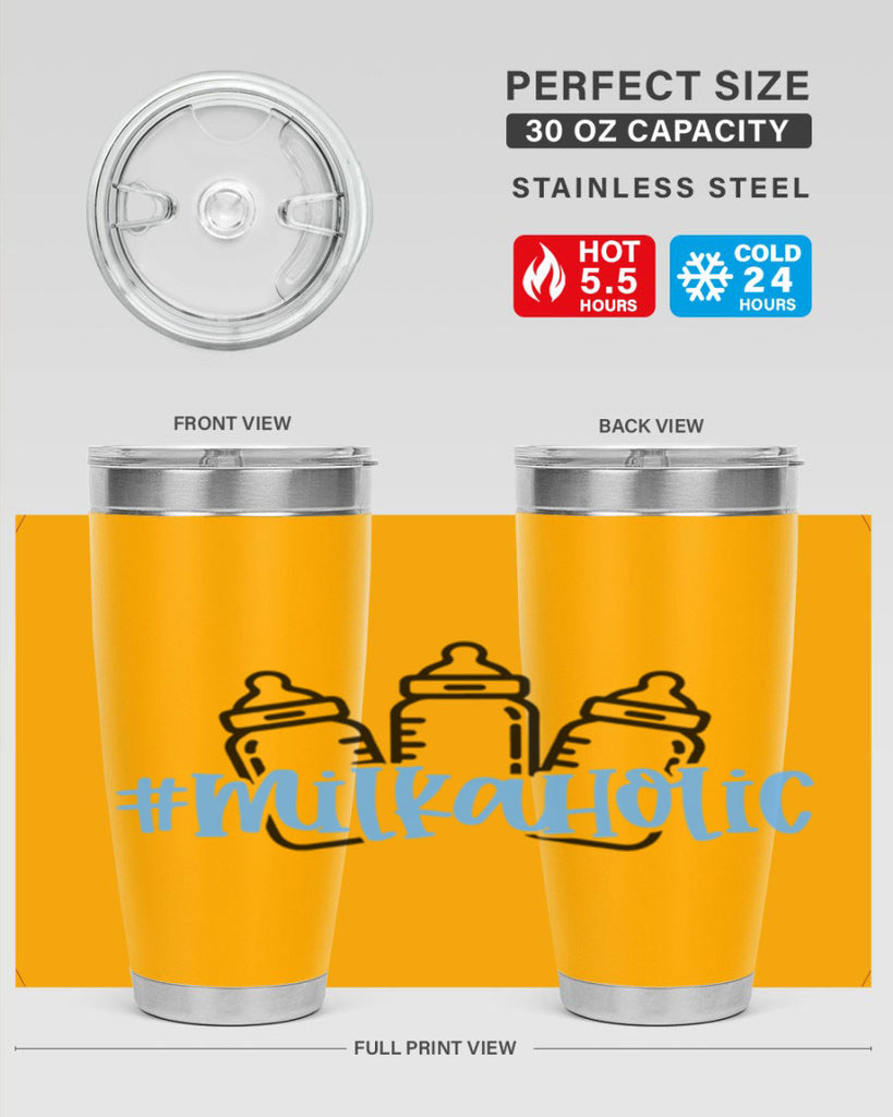 Milkaholic Style 46#- baby- tumbler