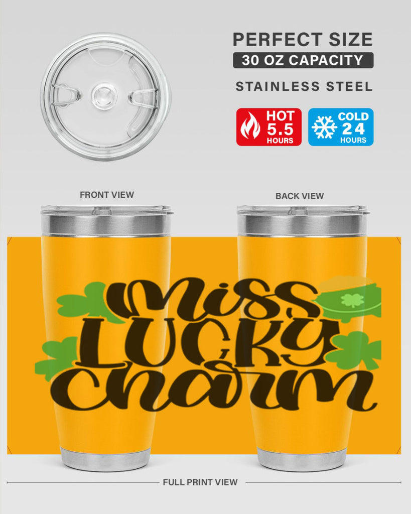 Miss Lucky Charm Style 48#- St Patricks Day- Tumbler