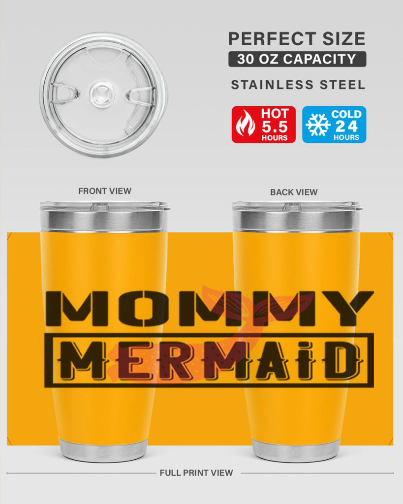 Mommy mermaid 514#- mermaid- Tumbler