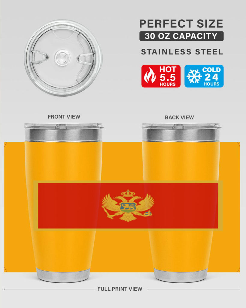 Montenegro 82#- world flags- Tumbler