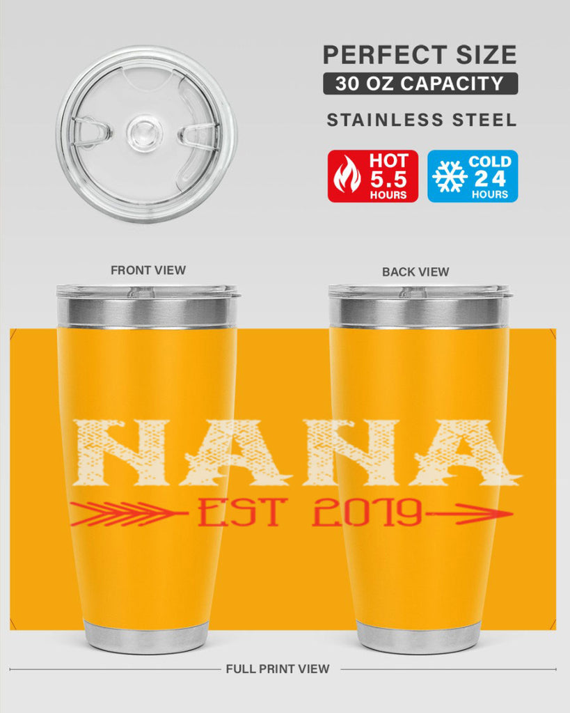 NANA Est 10#- grandma - nana- Tumbler