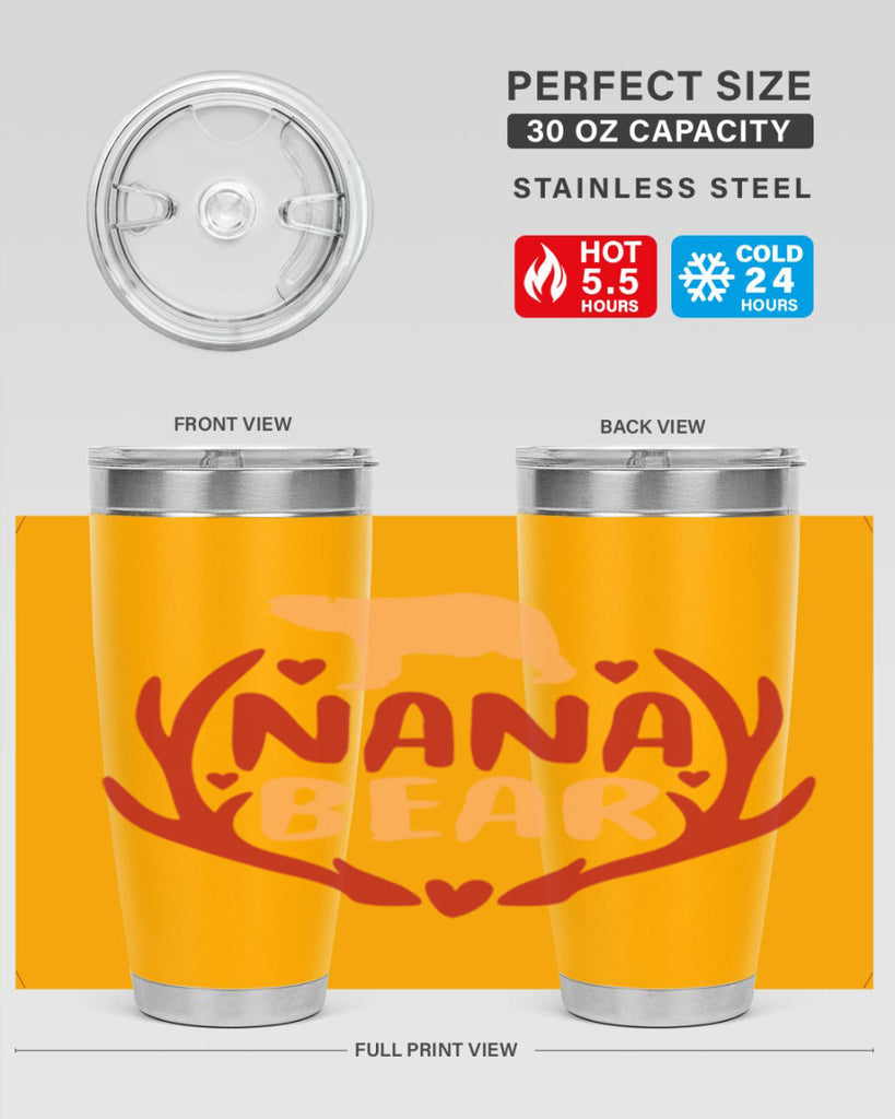 Nana bear 12#- grandma - nana- Tumbler