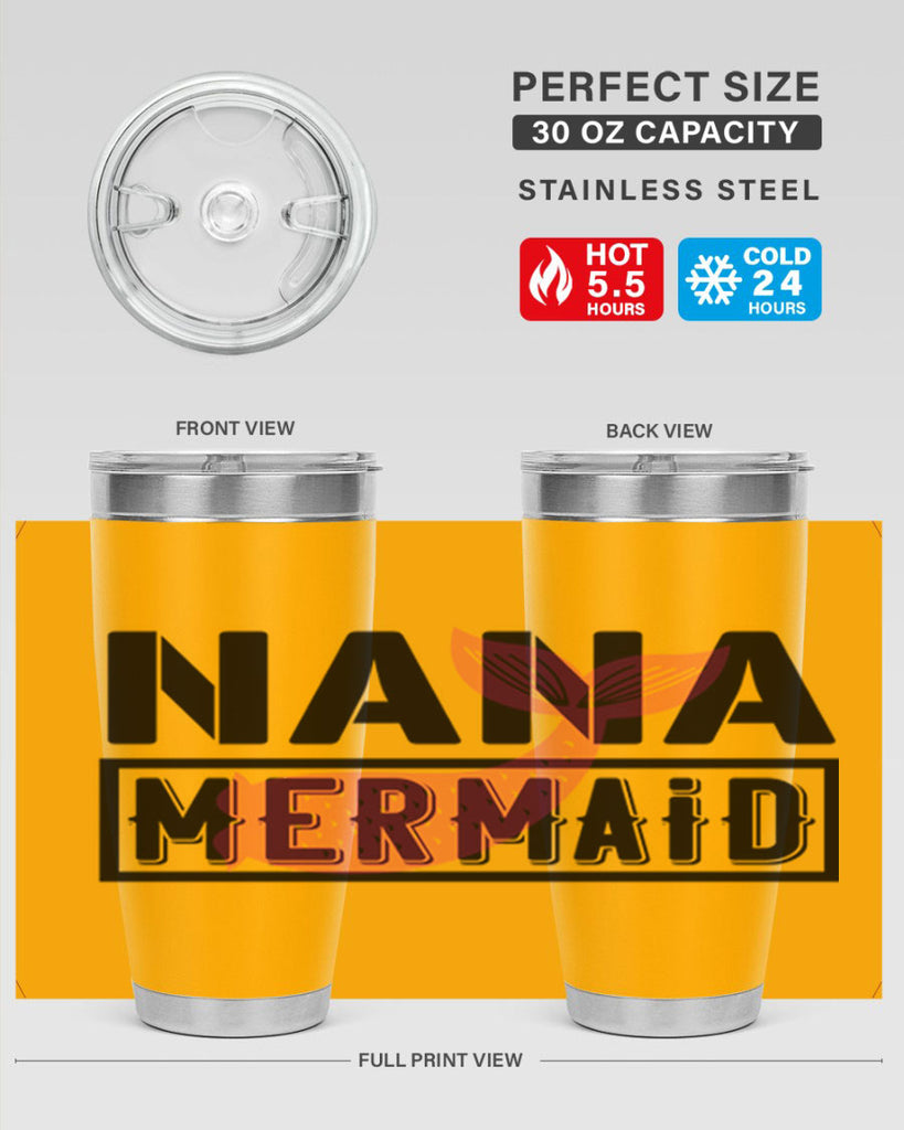 Nana mermaid 517#- mermaid- Tumbler