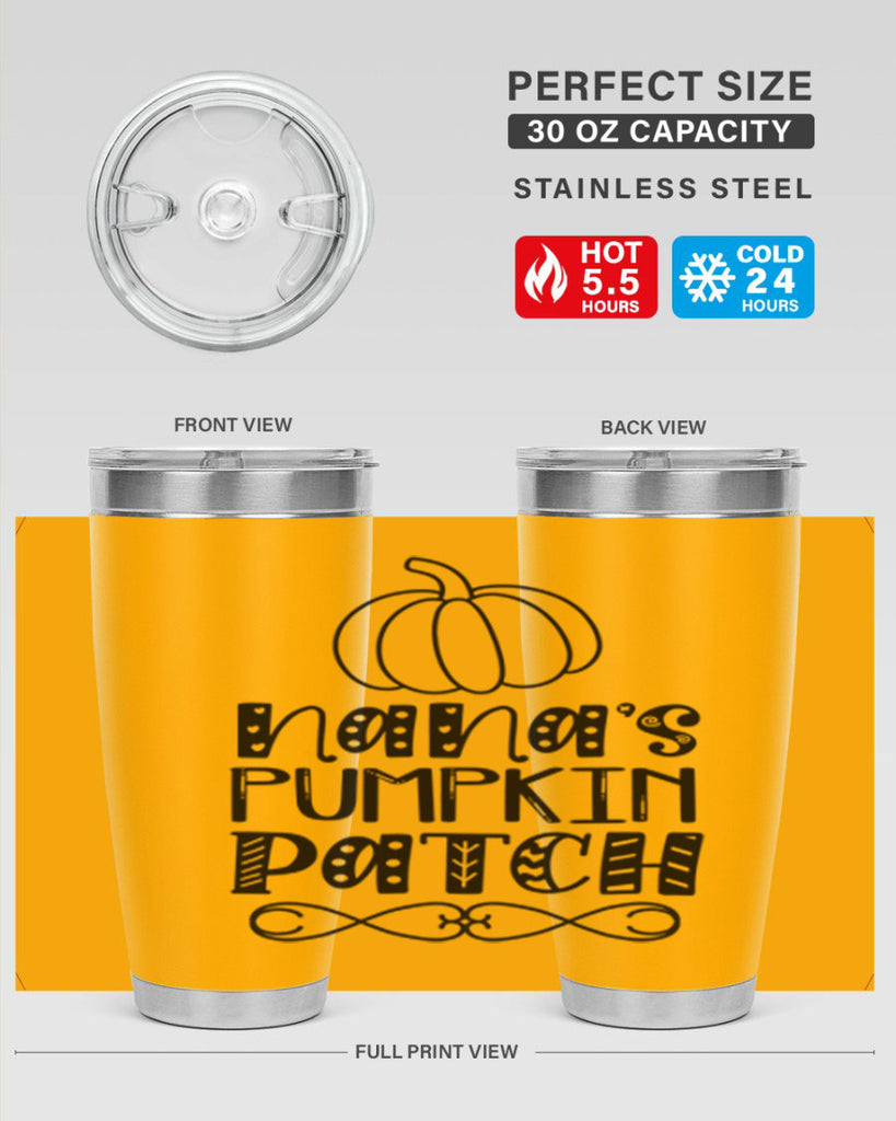 Nana s Pumpkin Patch 439#- fall- Tumbler