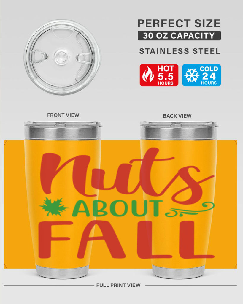 Nuts About Fall 443#- fall- Tumbler