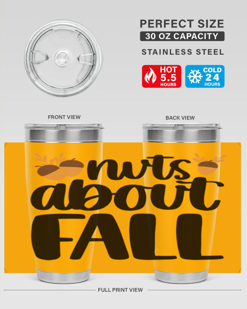 Nuts About Fall 503#- fall- Tumbler