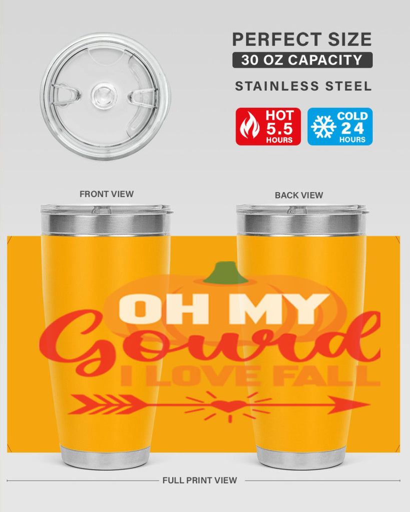 OhMyGourdILove 459#- fall- Tumbler