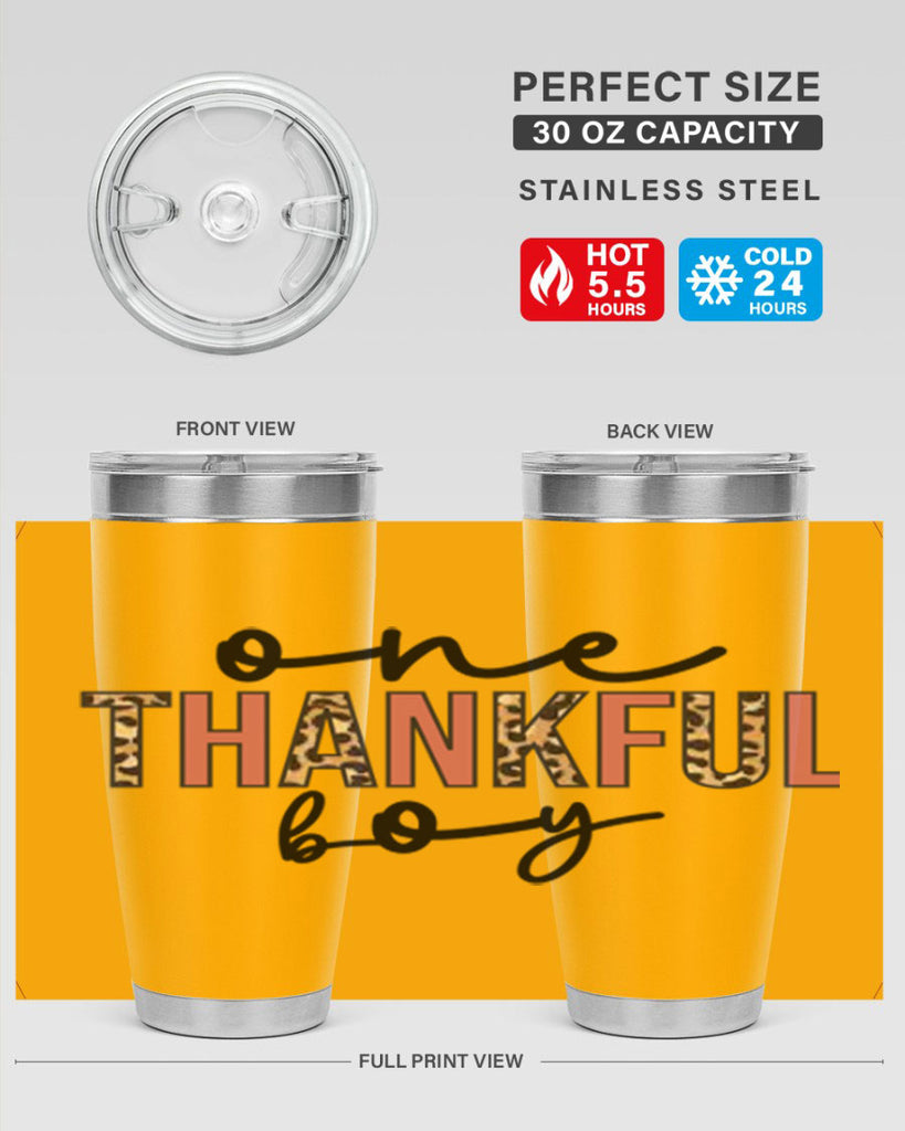 One thankful boy 462#- fall- Tumbler